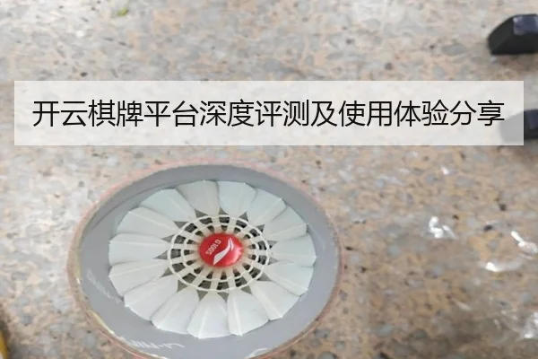 开云棋牌平台深度评测及使用体验分享